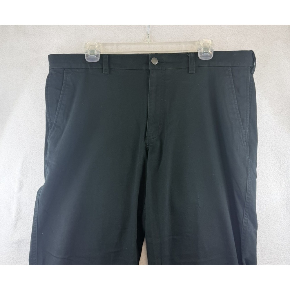 ScotteVest Pants‎ Mens 36x29 Travel Chino Black Cotton Blend Scott E Vest SEV06